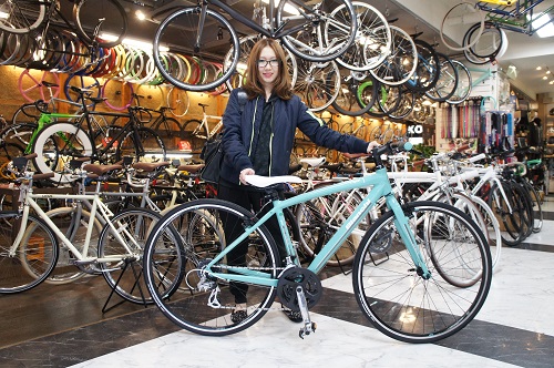 本日の自転車とお客様紹介 Bianchi女子の皆様 コンズサイクル Kon S Cycle 京都の自転車ショップ