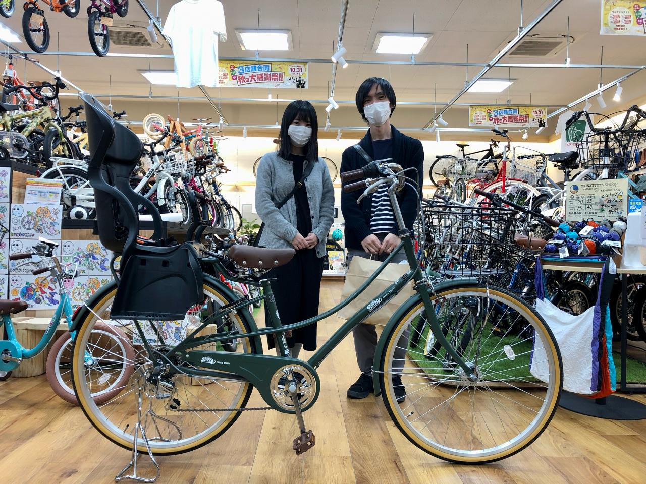 お客様紹介♬べレッグお子様乗せカスタム！ | コンズサイクルのスタッフブログ | コンズサイクル｜KON'S CYCLE|京都の自転車ショップ