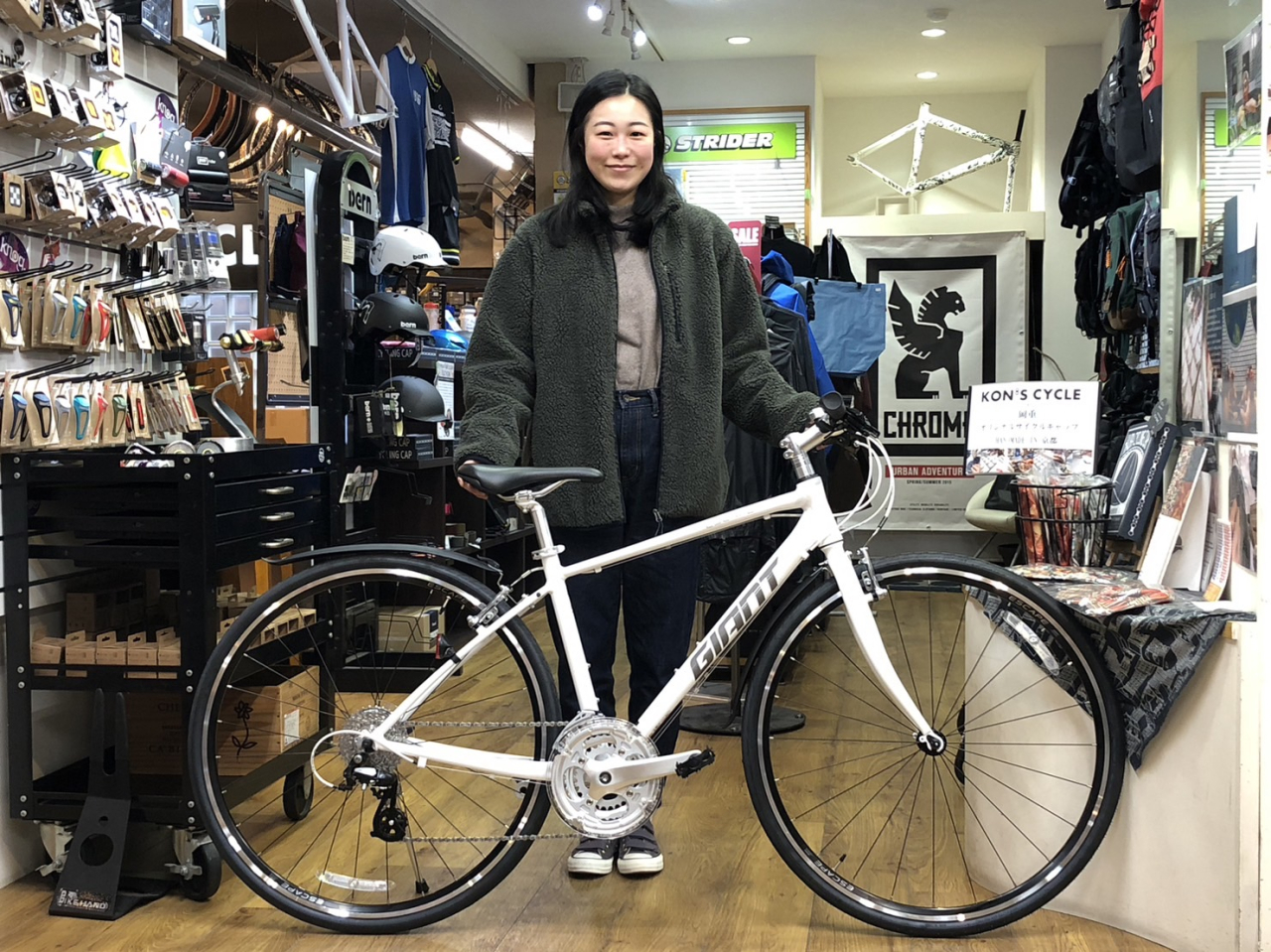 GIANT【ESCAPE R3】自転車とお客様のご紹介☆ | コンズサイクルの 